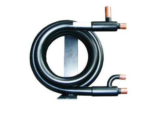 Het Water van van het Bron r407cr410a koelmiddel van de de RollenWarmtewisselaar Warmtepompcoaixal de Met water gekoelde Condensator